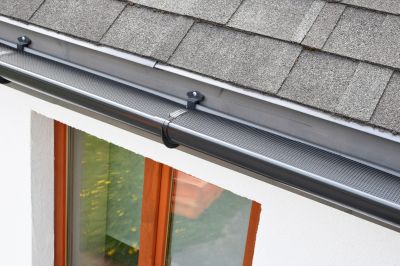 Gutter Cover in Residential Setting